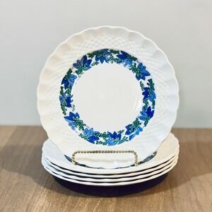 Vintage Copeland Spode Valencia 6.5" Side Plates ~ Made in England Set of 4